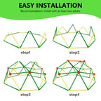 SESSLIFE 6ft Outdoor Dome Climber, Kids Jungle Gym Dome for 3-5 Years Old, Supports 500lbs, TE1305