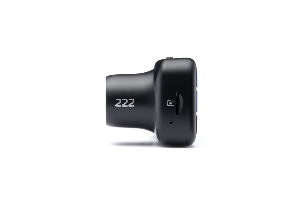 Nextbase 222 Compact Dash Cam in Black 2.5" HD IPS Screen, 1080p Full HD, Intelligent Parking Mode, G Force Sensor, 0.17lbs Assembled.