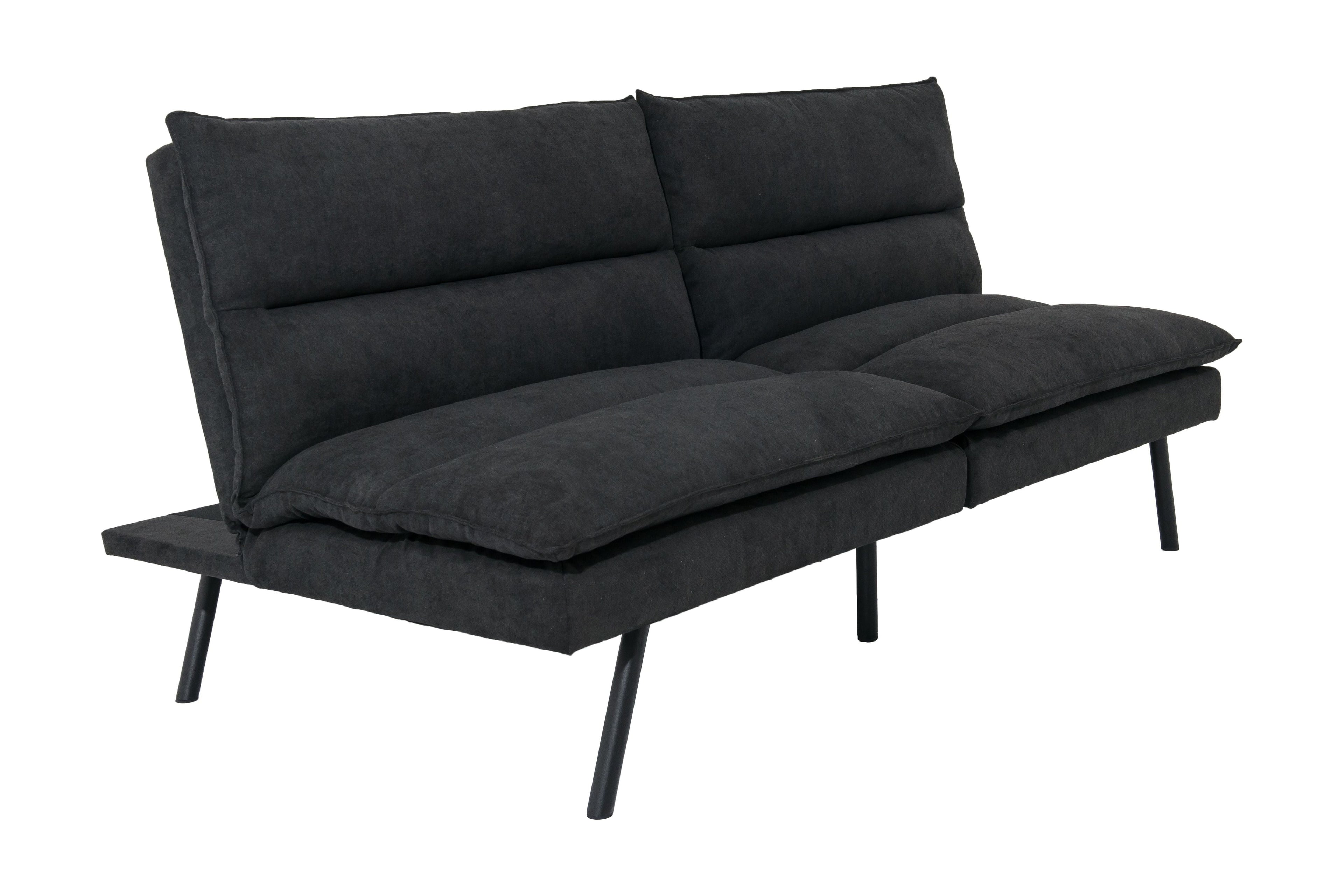 Mainstays Pillow Top Futon, Charcoal