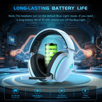 Artsic Wireless Gaming Headset with Microphone for PC, PS4, PS5, Mac, Nintendo Switch with Bluetooth 5.2, 2.4GHz USB PS5 headset,Gaming Headphones with 3.5mm Wired Jack for Xbox Series