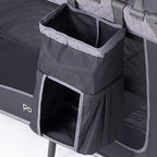 Pamo Babe Unisex Portable Baby Play Yard Include Wheels, Canopy, Changing Table for Newborn(Grey)