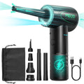 MECO Cordless Compressed Air Duster, Replaces Air Cans, 100000RPM Computer Keyboard Dust Cleaner Blower for Electronic