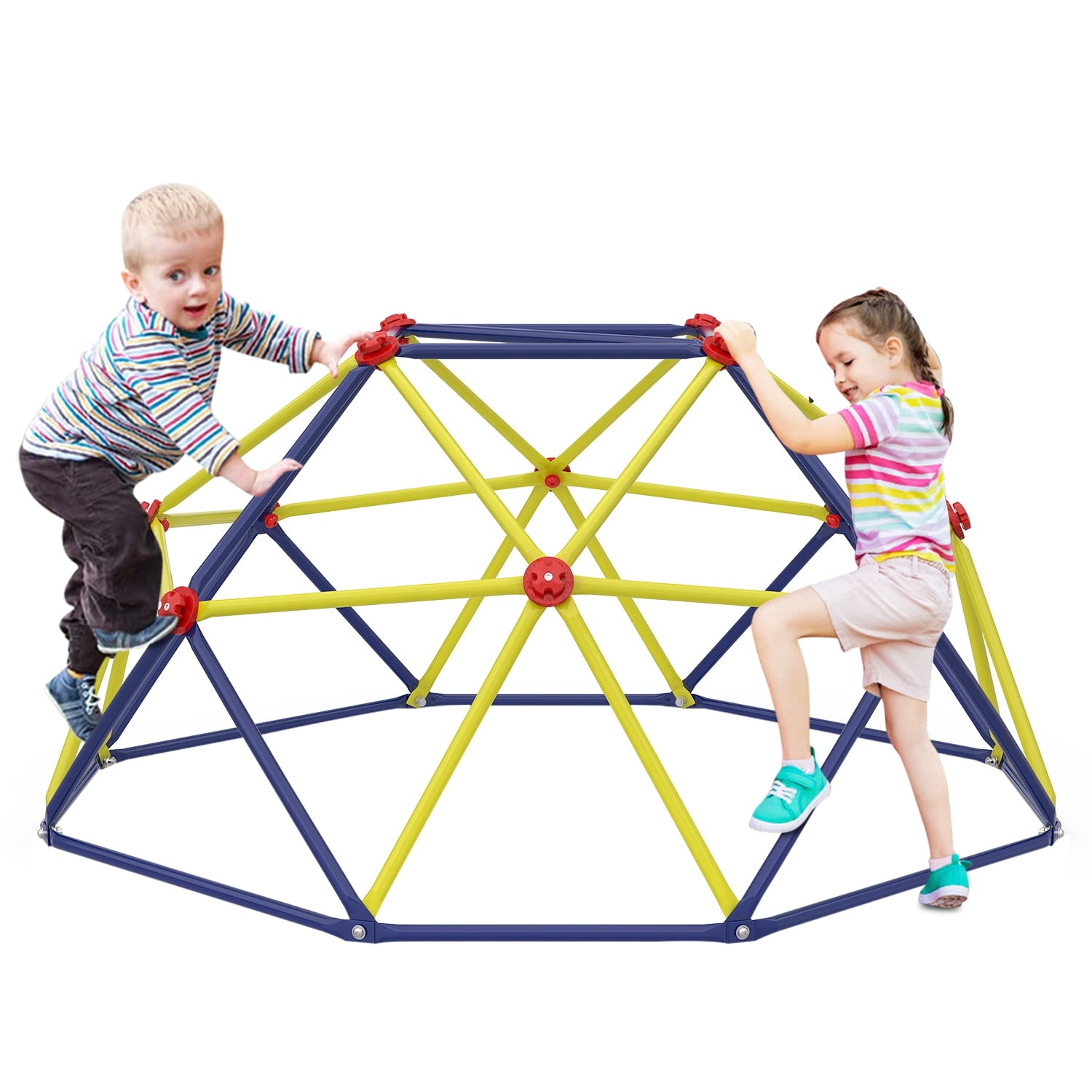 SESSLIFE 6ft Outdoor Dome Climber, Kids Jungle Gym Dome for 3-5 Years Old, Supports 500lbs, TE1305