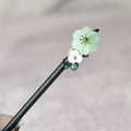 Buddha Stones Green Aventurine Flower Agate Positivity Hairpin Decoration