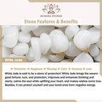 Buddha Stones 925 Sterling Silver Hetian White Jade Flower Blessing Hairpin