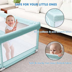 TEAYINGDE Baby Playpen Large Play Yard Fence for Toddlers,47"x47" Gray