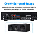Sunbuck 4000W Surround Sound Bluetooth Audio Power Amplifiers Receiver for Home Stereo Theater System