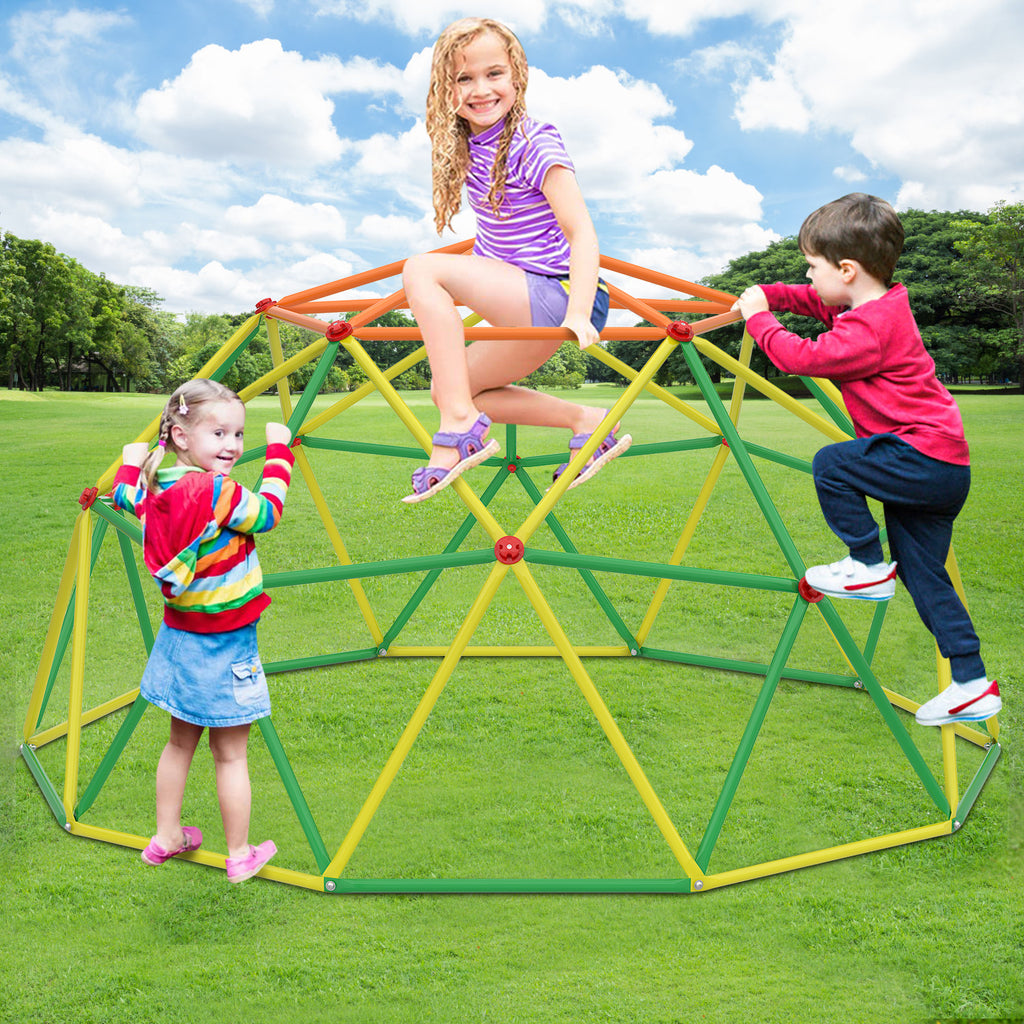 SESSLIFE 6ft Outdoor Dome Climber, Kids Jungle Gym Dome for 3-5 Years Old, Supports 500lbs, TE1305