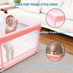 TEAYINGDE Baby Playpen Large Play Yard Fence for Toddlers,47"x47" Gray