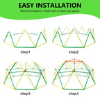 SESSLIFE 6ft Outdoor Dome Climber, Kids Jungle Gym Dome for 3-5 Years Old, Supports 500lbs, TE1305