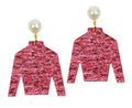Pink Jockey Sik Earring